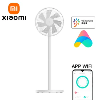 XİAO mi mi jia Akıllı Ayakta Fan AC Frekans Dönüşüm Elektrikli Zemin Ayakta Fan Ses Kontrolü Desteği mi EV App zamanlama Fanı