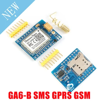 Mini A6 GPRS GSM Modülü GA6-B Kablosuz Uzatma Modülü SMS Ses Geliştirme Kurulu Arduino için Anten İle Değiştirin SIM800L