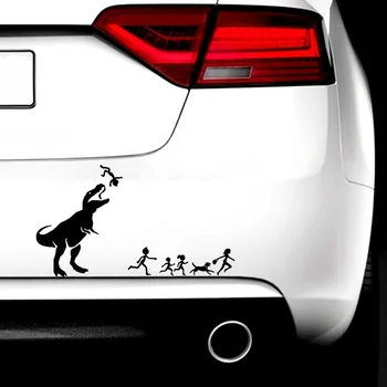 Serin Tasarım Dinozor Çıkartmalar Arabalar için Moda Karikatür Araba Sticker pencere dekorasyonu Kişilik Vinil Çıkartmaları